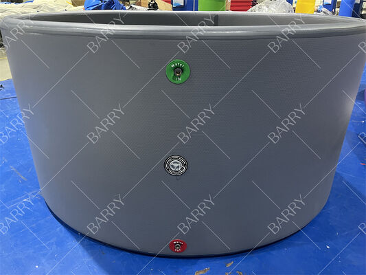 Bể sục bơm hơi PVC Drop Stitch Spa Massage ngoài trời với Bơm điện