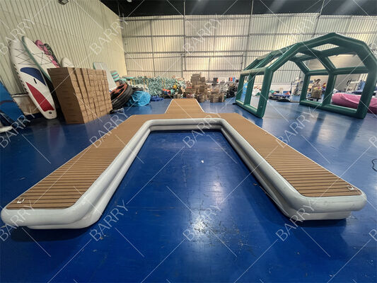 Đảo nổi nước Jetski Dock Inflatable Y Pontoon Motor Boat Dock Platform