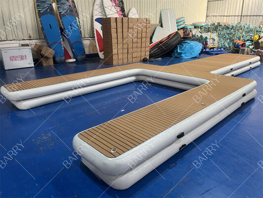 Đảo nổi nước Jetski Dock Inflatable Y Pontoon Motor Boat Dock Platform