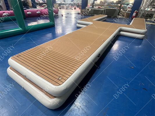 Đảo nổi nước Jetski Dock Inflatable Y Pontoon Motor Boat Dock Platform