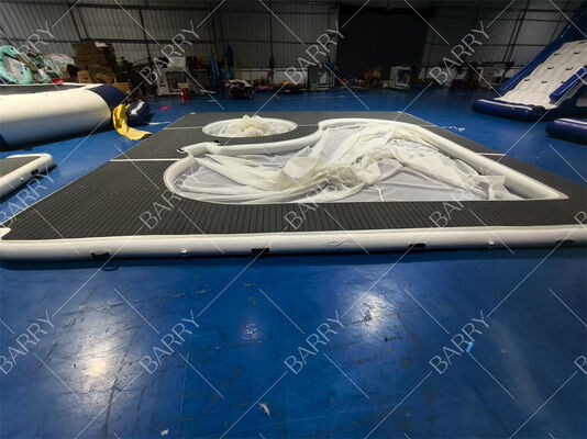 Bể bơi biển nổi bơm hơi di động tùy chỉnh bộ sưu tập mới với lưới