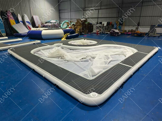 Bể bơi biển nổi bơm hơi di động tùy chỉnh bộ sưu tập mới với lưới
