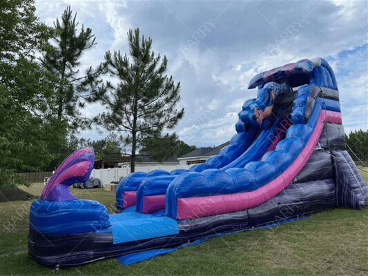 Trượt tuyết bơm theo chủ đề nàng tiên cá cho trẻ em để chơi ngoài trời và giải trí