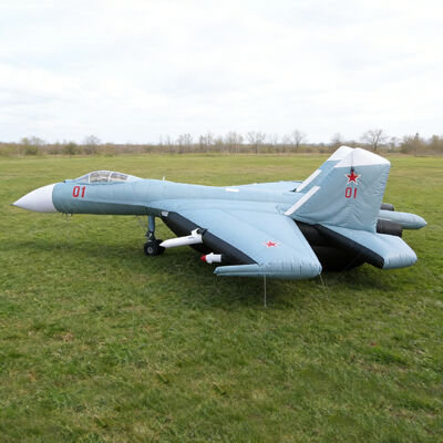 Máy bay không người lái trinh sát ngoài trời, trực thăng quân sự, máy bay chiến đấu bơm hơi giả