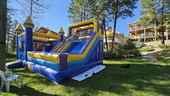 Lâu đài hơi Bouncer PVC cho trẻ em vui chơi / Lâu đài nhảy