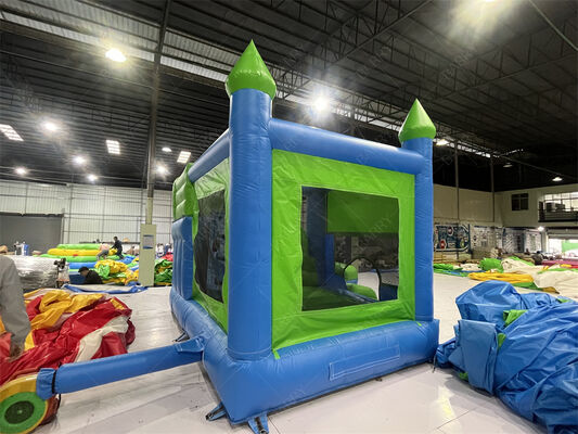 Green Jumping Castle Lâu đài tùy biến Lâu đài bơm bơm Bounce & Slide Combo