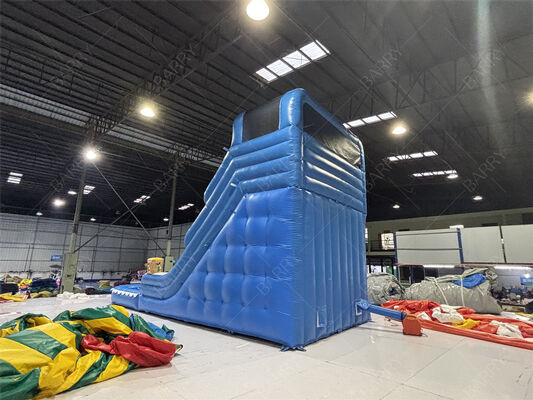 Diều bơm hơi bằng PVC màu xanh thương mại cho trẻ em sân sau có hồ bơi để sử dụng tại nhà