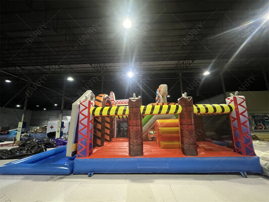 Combo Nhà Phao Phiêu Lưu Xây Dựng | Nhà Bạt Nhún + Cầu Trượt + Hồ Bơi Phun Nước, Hệ Thống Vui Chơi Trẻ Em Tất Cả Trong Một