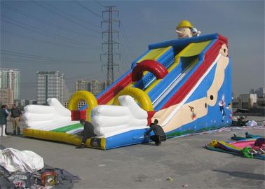 Trượt Inflatable thương mại lớn, Trượt Inflatable ngoài trời cho các trò chơi thể thao