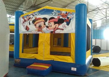 Thú vị PVC Tarpaulin Mickey Mouse Inflatable Bouncer cho thuê cho trẻ em