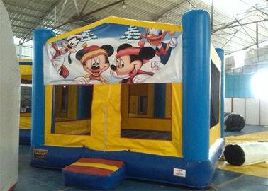 Thú vị PVC Tarpaulin Mickey Mouse Inflatable Bouncer cho thuê cho trẻ em