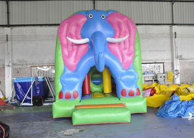Lớn Inflatable Elephant Jumping House / Động vật Thoát House Đối Toddler