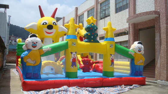 Công viên giải trí bơm hơi cho trẻ em Khóa học vượt chướng ngại vật Lâu đài nhảy