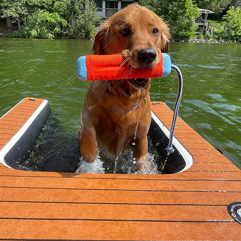 Chó nước chơi Inflatable Pup Plank Ramp chó Ramp thú cưng Ramp Plank Float Platform For Sale Inflatable Dog Ramp
