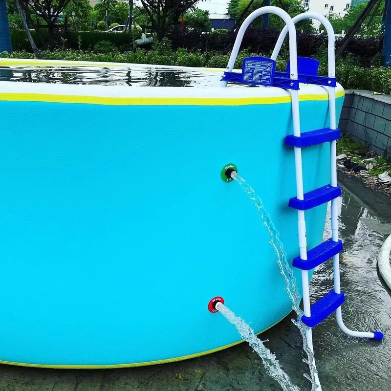 Đồ bơi có thể tùy chỉnh hình chữ nhật hoặc tròn PVC thả khâu cho trẻ em Bơi tắm đá