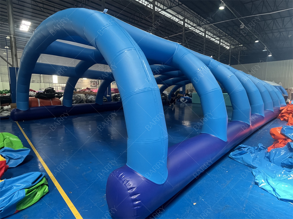 Sự kiện thương mại PVC mái vòm lều tắm rửa xe trú ẩn lều bơm cho hồ bơi khung kim loại