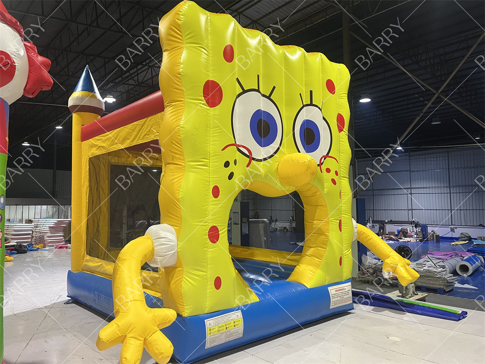 Cartoon PVC Lâu đài bơm Fun Bounce House Đối với công viên giải trí hoặc tiệc tùng