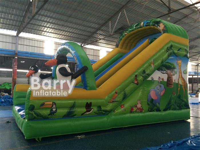 Phim hoạt hình  Theme Bơm nước nổi 7 * 4 * 5m Trượt nước cho trẻ em