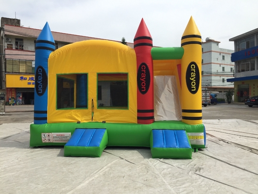 Tiệc lâu đài bơm hơi trong nhà ngoài trời kết hợp với cầu trượt trẻ em Jumping Bouncer