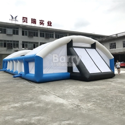 Sân bóng đá xà phòng bơm hơi nước plato tùy chỉnh Chiều rộng ống 90cm