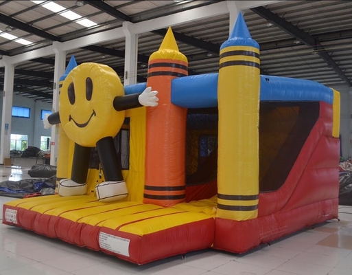 EN71 Tarpaulin Blow Up Bounce House Lâu đài Bouncy Inflatable
