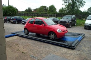 Inflatable Nhà Để Xe Tầng Mats Xe Cho Tiết Kiệm Nước / Xe Tải Di Động Rửa Mat