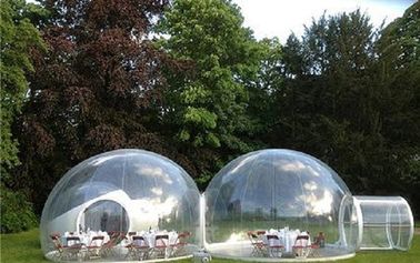 Phổ biến không thấm nước Inflatable rõ ràng lều với Duble phòng Cabin