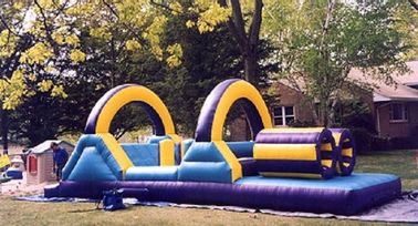 Sân sau đầy màu sắc Inflatable Bouncy Khóa học trở ngại sinh thái thân thiện