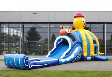 Tùy chỉnh lớn thương mại Bounce nhà trượt Combo PVC Tarpaulin