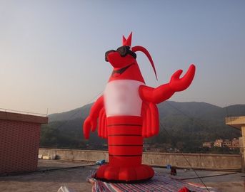 Red Water Proof Inflatable Gà Tuỳ Inflatable Quảng cáo