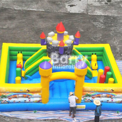 Lâu đài Bouncy bơm hơi theo chủ đề động vật với đường trượt 5 * 5 * 3m Ngôi nhà Bounce dành cho trẻ mới biết đi