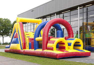 Fun Khóa học trở ngại nổi tiếng Inflatable Lâu đài Bouncy Sôi động