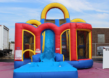 An toàn Aqua Blaster Inflatable Combo Slide Với Khóa học trở ngại để chơi