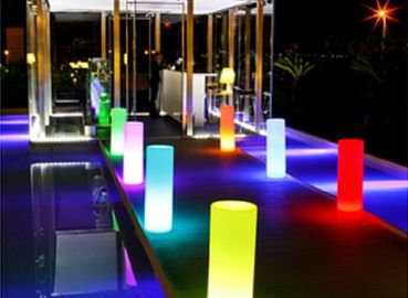 Đẹp Led ống Inflatable quảng cáo sản phẩm cho bên ngoài nơi