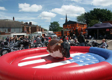 Rodeo Bull / Bucking Bronco Inflatable Thể Thao Trò Chơi Cho Sân Chơi Thiết Bị