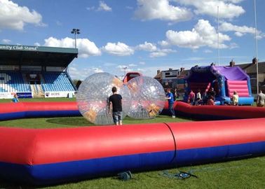 40ft Giant Red Mobile Zorb bóng Race theo dõi in ấn tùy chỉnh