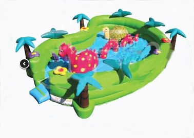 An toàn Jungel Seaworld Phiêu lưu Inflatable Toddler Sân chơi 24ft x 16ft x 6ft