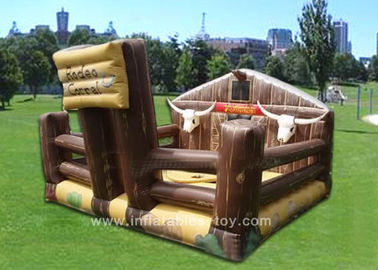 Ngoài trời Funny Inflatable Thể Thao Trò Chơi Comercial Điện Tử Bull Cho Trẻ Em