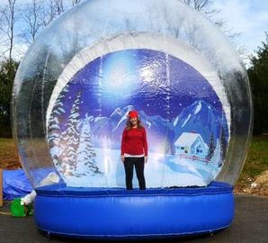 Ngoài trời trong suốt đẹp khổng lồ quảng cáo inflatables quả cầu tuyết ce phê duyệt