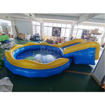 Hồ bơi nước bơm hơi cho bé Pvc với đường trượt Hồ bơi thể thao dưới nước cho trẻ em