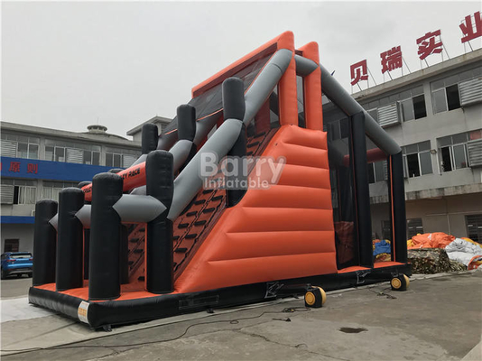 Lâu đài nhảy thương mại 12X5,6X8M Trò chơi nhảy thả bơm hơi rơi tự do