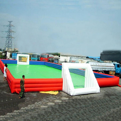 Bạt Trò chơi thể thao bơm hơi Sân bóng đá Soapy Football Bounce House
