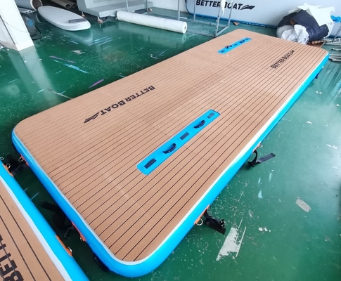 Nền tảng nổi bơm hơi OEM Nước Play Jet Ski Dock Drop Stitch