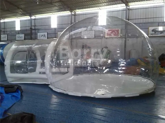Cắm trại bằng nhựa PVC 1.0mm Lều khí bơm hơi trong suốt ngoài trời cho thuê