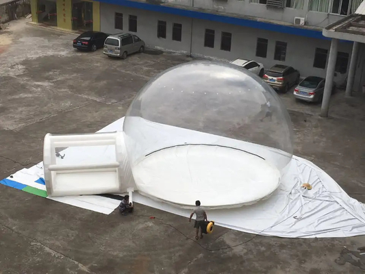 Lều bóng khí mái vòm bơm hơi Pvc Tarpaulin cho khách sạn ngoài trời