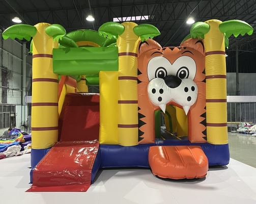 Tấm bạt PVC Lâu đài bơm hơi Bouncy Thiết kế nhà nhảy bơm hơi