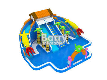 Công viên nước khổng lồ Inflatable, Công viên nước Jungle House thương mại cho trẻ em