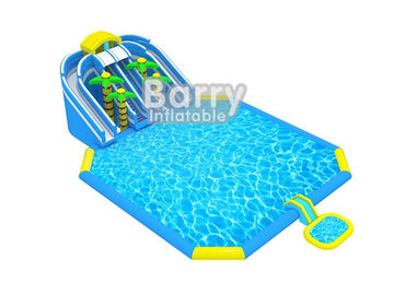 Sân chơi Inflatable ngoài trời khổng lồ, Công viên giải trí Jungle Inflatable với In ấn
