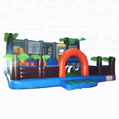 Trò chơi kết hợp bơm hơi PVC Bouncy Jumping Castles Công viên giải trí