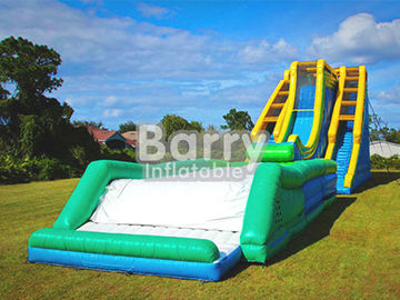 Khổng lồ Inflatable Trượt nước, cao nhất Inflatable Roller Coaster Trượt N Drop Kick